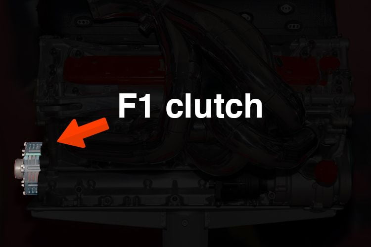 f1 car's clutch