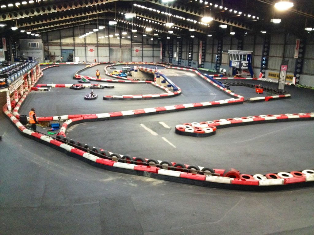 Indoor karting tracks