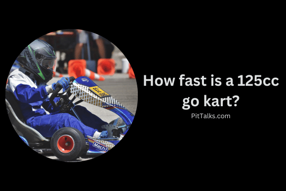 racing go kart about to enter the track at a high rate of speed