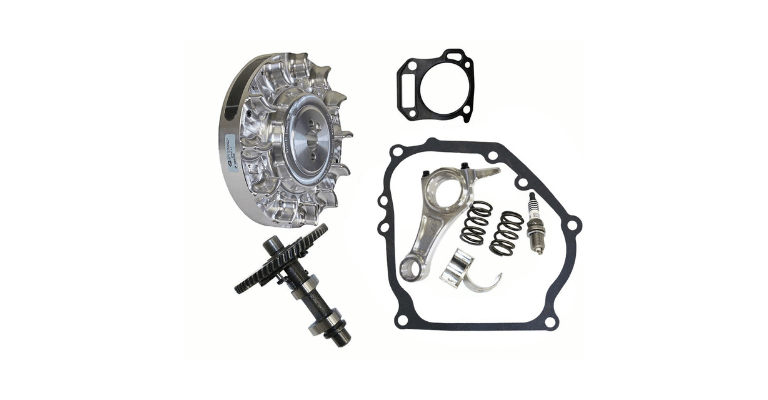 an example of a stage 2 kit for predator 212cc engines, which includes a cam shaft requiring an updated valve lash spec