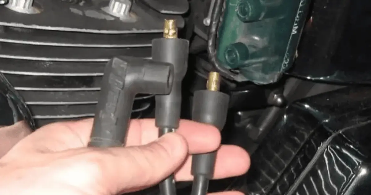 Unplugged ignition coil wires from my Harley