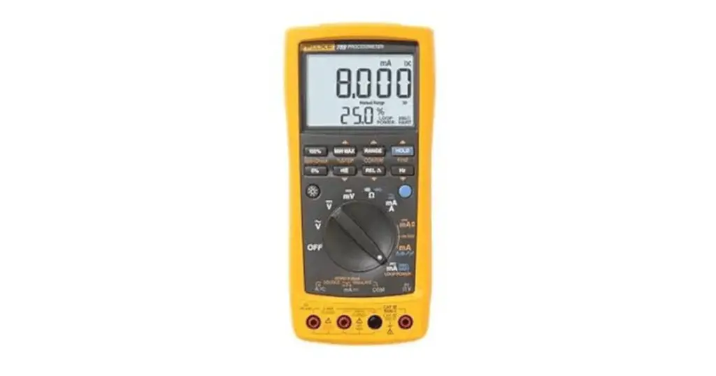 Yellow Fluke multimeter I use to diagnose my no spark problems on my Harley
