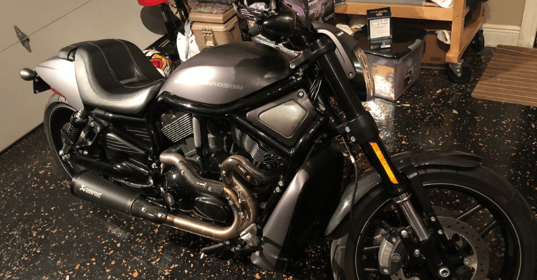 a Black edition of the newest Harley V-rod model